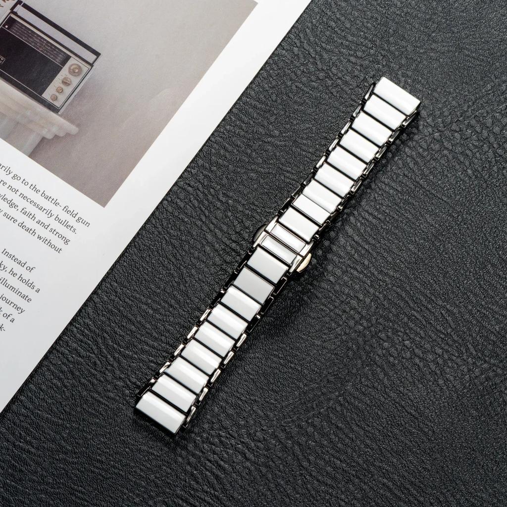 Новый 18-мм керамический ремешок для Huawei Watch GT6 GT5 GT4 41 мм, сменный браслет с застежкой-бабочкой для Huawei Watch GT5 PRO 42 мм