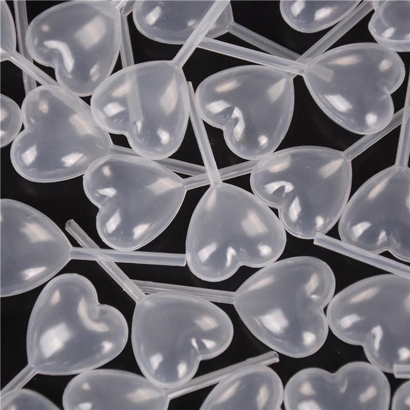 50 шт. в форме сердца, 4 мл, масла для переноса, жидкие пипетки, пипетки для глаз, 4 мл