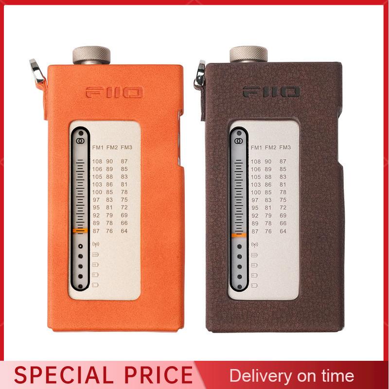 FiiO SK-RR11 Radio Customized Leather Protective Case Anti Slip Environmentally PU Leather Case with Hanging Rope+Hand RR11 PC