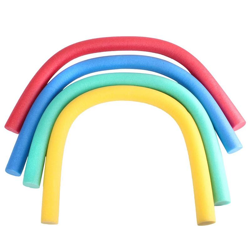 1Pc Random Color Swimming Pool Foam Noodle Float Aid Swim Noodles Ring Buoyancy Stick For Swim Aid Training Beginners