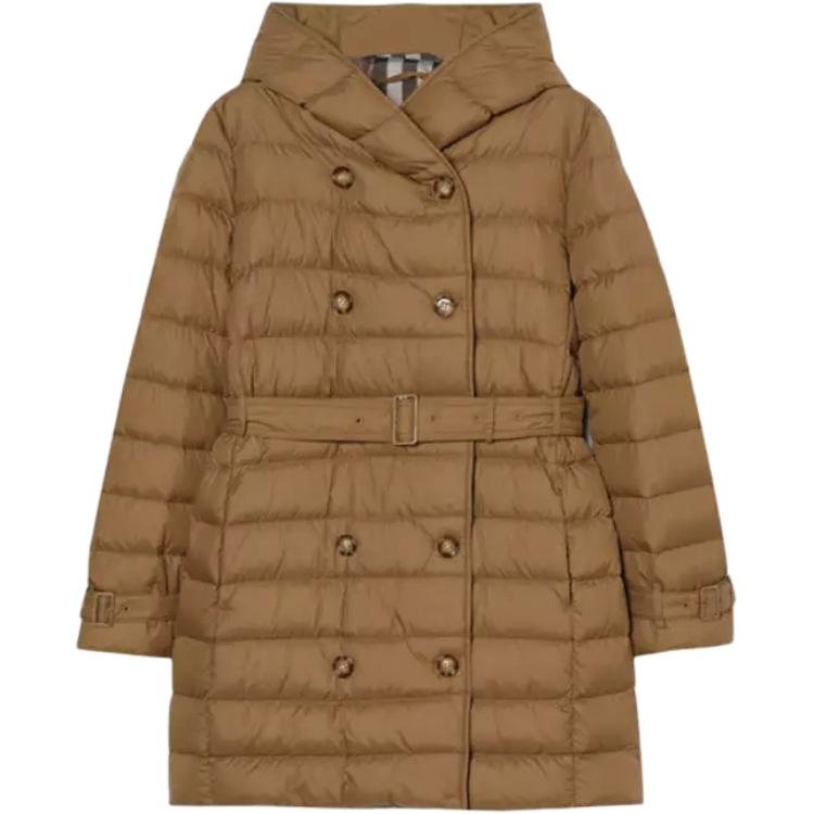 Burberry SS25 Down Jacket Unisex Brown 80911141