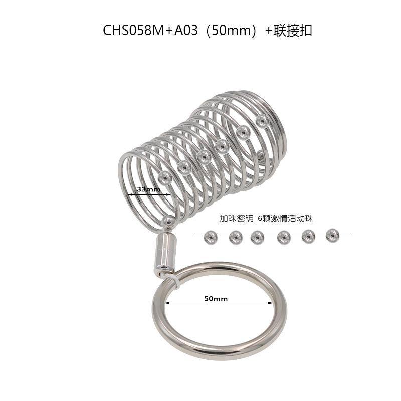 Кольцо для пениса из нержавеющей стали Экзотический презерватив Страсть 8 бусин Секс-помощь Инструмент для пар Секс-игрушки Товары для взрослых Анти-офф