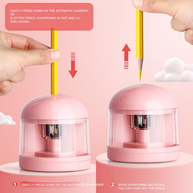 Электрическая точилка для карандашей, электронный канцелярский набор, ластики, набор механических чистящих средств для детей, школьные принадлежности для художественного творчества