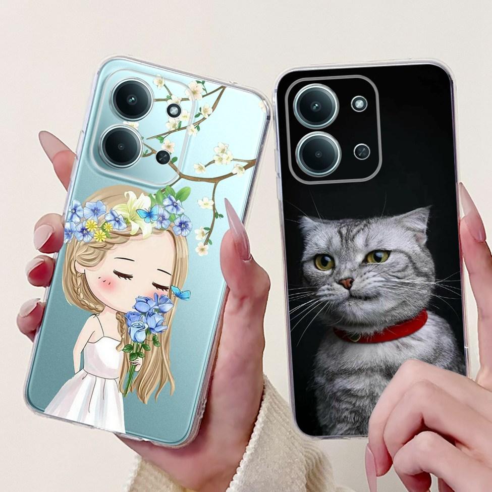 For Xiaomi Poco C85 4G Cover For Redmi 15C 4G Case Cute Cartoon Luxury Cool Boy Girls Fashion Butterfly Bumper Casing 25078RA3EA