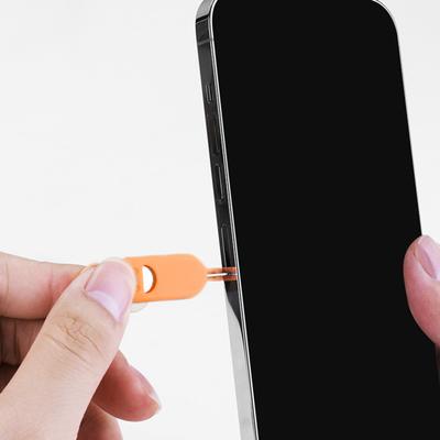 Набор инструментов для извлечения SIM-карты с силиконовым чехлом, штифты для инструментов для открытия лотка для SIM-карты, открывалка для игл, выталкиватель, легкие портативные выталкиватели для IPhone