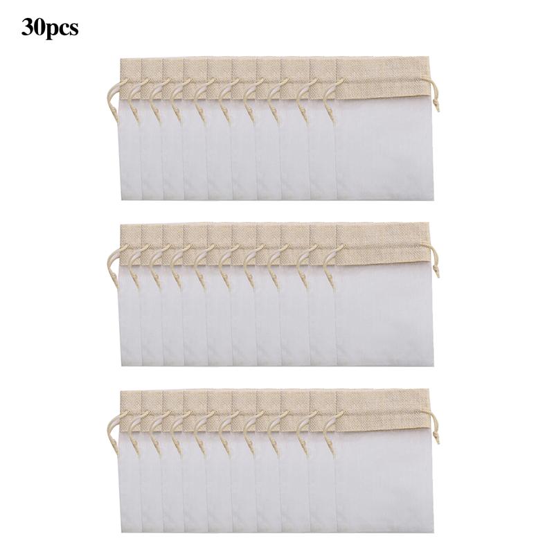 30 шт. органза небольшой подарочный пакет для конфет свадебный фестиваль упаковка подарочные пакеты мешочек со шнурком свадебные сувениры для гостей 10x15 см