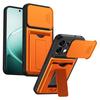 Card‑Holder‑Series Sliding‑Lens‑Cover PC Hybrid TPU Shockproof Phone Case For OPPO Reno15 Pro Max 5G Global