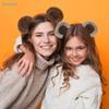 Плюшевая Коричневая Медвежья Уши Ободок Милые Пушистые Животные Косплей Обруч для Волос для Детей Взрослых Костюмированная Вечеринка Фото Реквизит Подарок на День Рождения