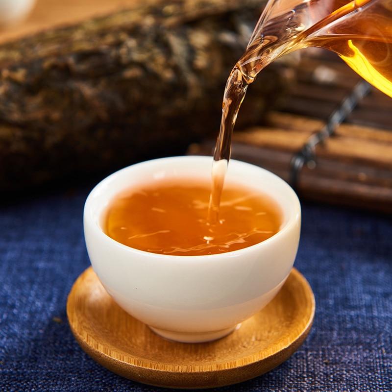 2019 Anhua Dark Tea Fu Cha with Gloden Flower Dark Brick Tea Hey Cha 1000g
