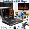 Callaa 7.8 Inch Portable Home Car DVD Player VCD CD MP3 HD DVD Player Analog TV USB SD Cards RCA Game LCD 16:9 Rotate