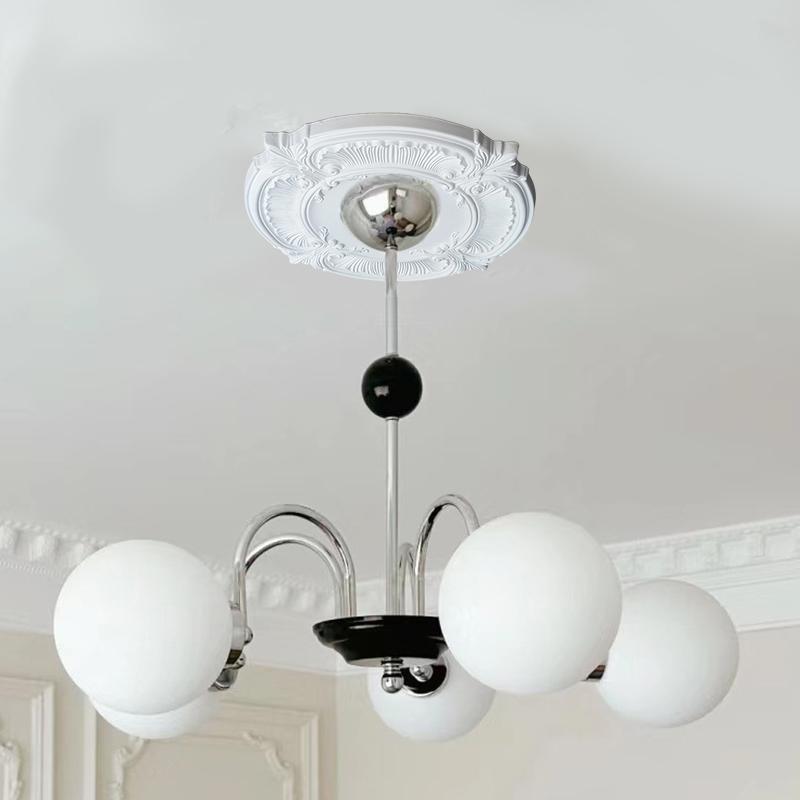 1шт декоративный потолочный вентилятор медальон круглая ПУ световая панель для светильников потолочные вентиляторы люстры 30см