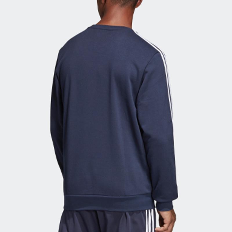 adidas 3-Stripes Sweatshirt 'Blue White' Men's DU0484