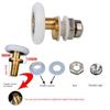 PVC Shower Door Rollers Brass Sliding Roller New Sliding Door Wheel  Bathtub