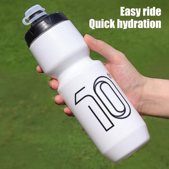 Бутылка для воды для велосипеда объемом 750 мл, большая емкость, портативная, легкая, для скалолазания, путешествий, спорта, спортзала, тренировок, езды на велосипеде, сжимаемая, питьевая бутылка