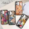 Чехол для телефона с коллажем «Эстетический коллаж» для iPhone 11, 12, 13, 14 Pro Max mini X XR XS SE 2020, 6S, 7, 8 Plus, Galaxy S21, S22