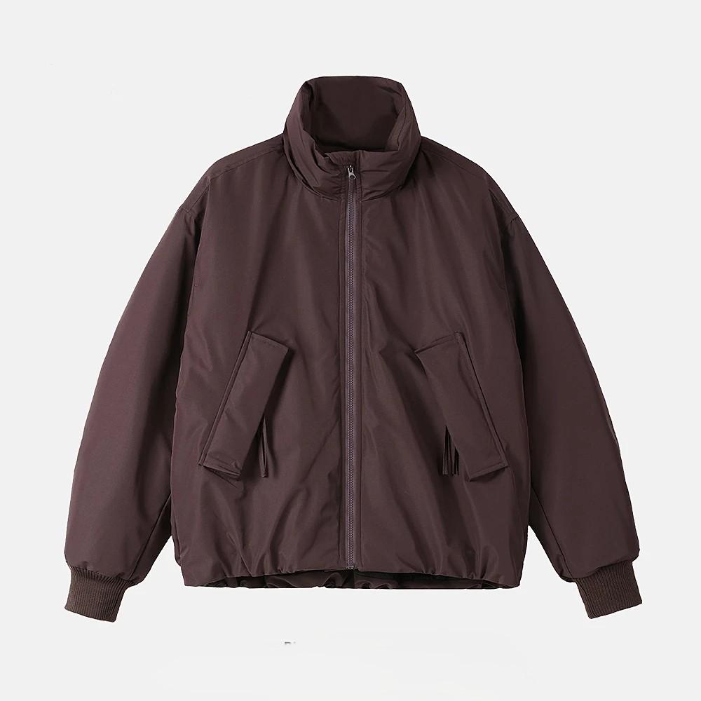 Japanese Retro Stand Collar Winter Cotton Jacket