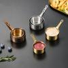 Non-rust Sauce Cup with Handle Mini Sauce Pan Multifunction Seasoning Bowl For Kitchen