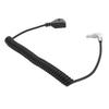 2 Pin Female To D Tap Power Cable Rotatable Right Angle V Mount Coiled SLR Camera Power Cord for
