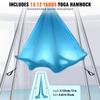 Aerial Yoga Frame & Yoga Hammock, 9.67 ft Height Professional Yoga Swing Stand Comes with 13.1 Yards Aerial Hammock, Max 551.15 lbs Load Capacity Yoga