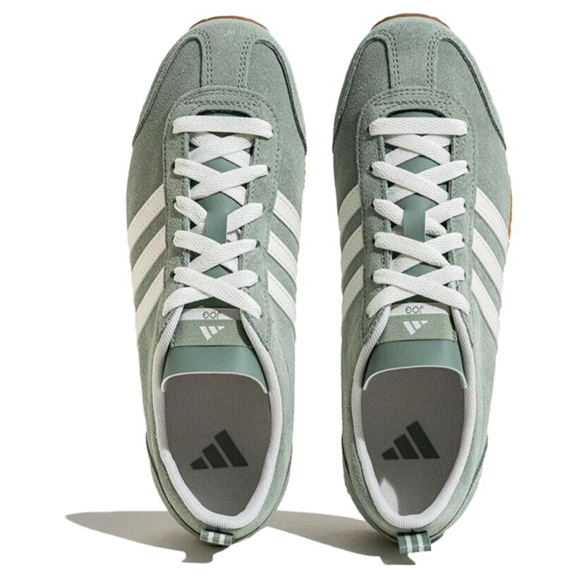 Adidas VS Jog 2.0 Silver Green Gum Unisex Sneakers Off-White JS4445