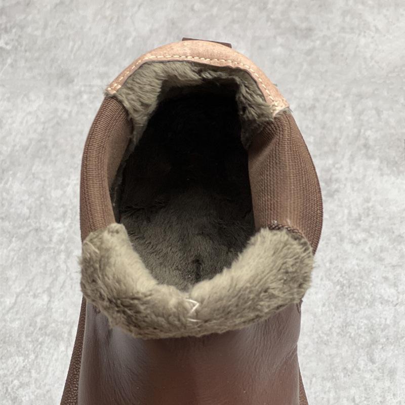 Johnature Короткие сапоги из натуральной кожи с круглым носком, повседневные однотонные универсальные женские ботинки на мягкой подошве на плоской подошве