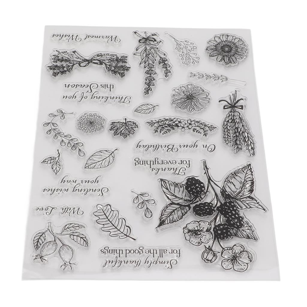 Прозрачные штампы, прозрачный отпечаток, несколько узоров, перерабатываемый прозрачный штамп для изготовления приглашений, декабрь