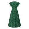 ZANZEA Женское повседневное платье с v-образным вырезом и коротким рукавом в горошек