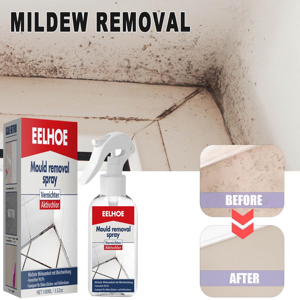 Активная пена-спрей, многоцелевой очиститель плесени для поверхности стены, керамическая плитка, уплотнительное кольцо холодильника, удаление плесени, домашнее хозяйство