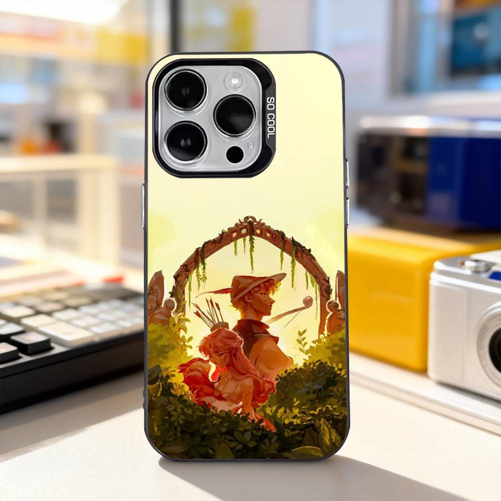 Чехол для телефона 'Однажды на разбитом сердце' для iPhone 11,12,13,14,15,16,17,Pro,Max,Plus,E,Air,Mini IMD Матовый Черный