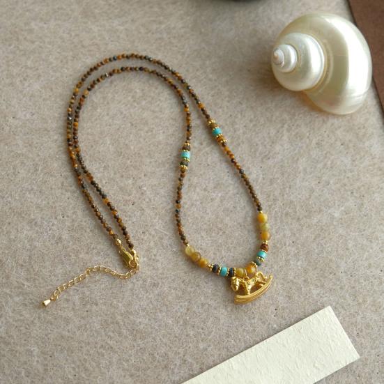 Кулон в виде лошади из сплава Yousheng, легкий гипоаллергенный, мужской, женский, ожерелье для свитера, модные ювелирные аксессуары, рождественский подарок на день рождения