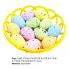 1 Набор Искусственное Пасхальное Яйцо Яркий Праздничный Штрих Пенополистирол Красивое Имитационное Пасхальное Яйцо для Вечеринки