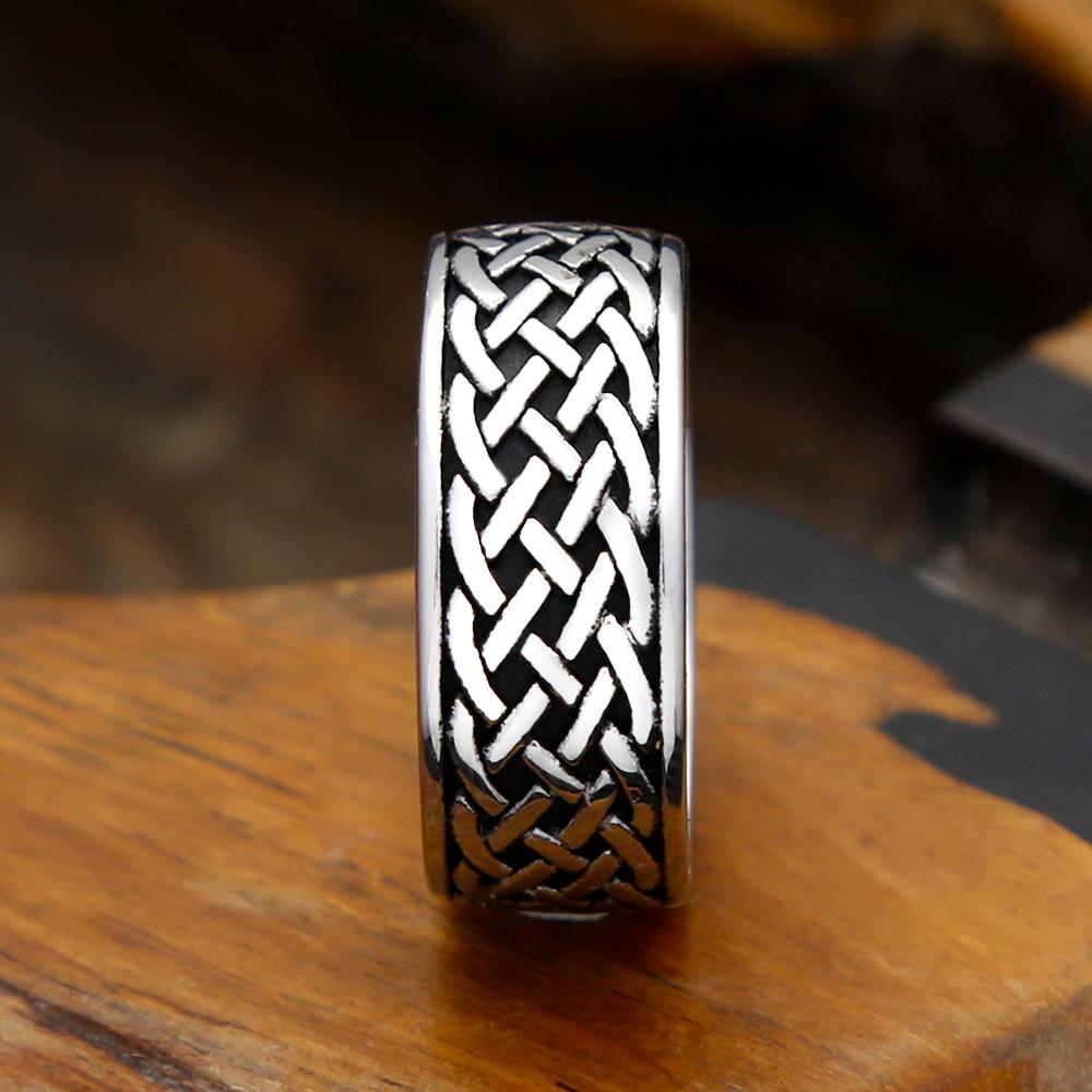 Модные винтажные кольца с кельтским узлом для мужчин и женщин, амулет викинга из нержавеющей стали, скандинавские амулеты, ювелирные изделия, подарки, дропшиппинг