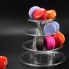 Clear Cupcake Tower Rack PET Material Cake Placing Rack Macaron Display Stand  Wedding Decor