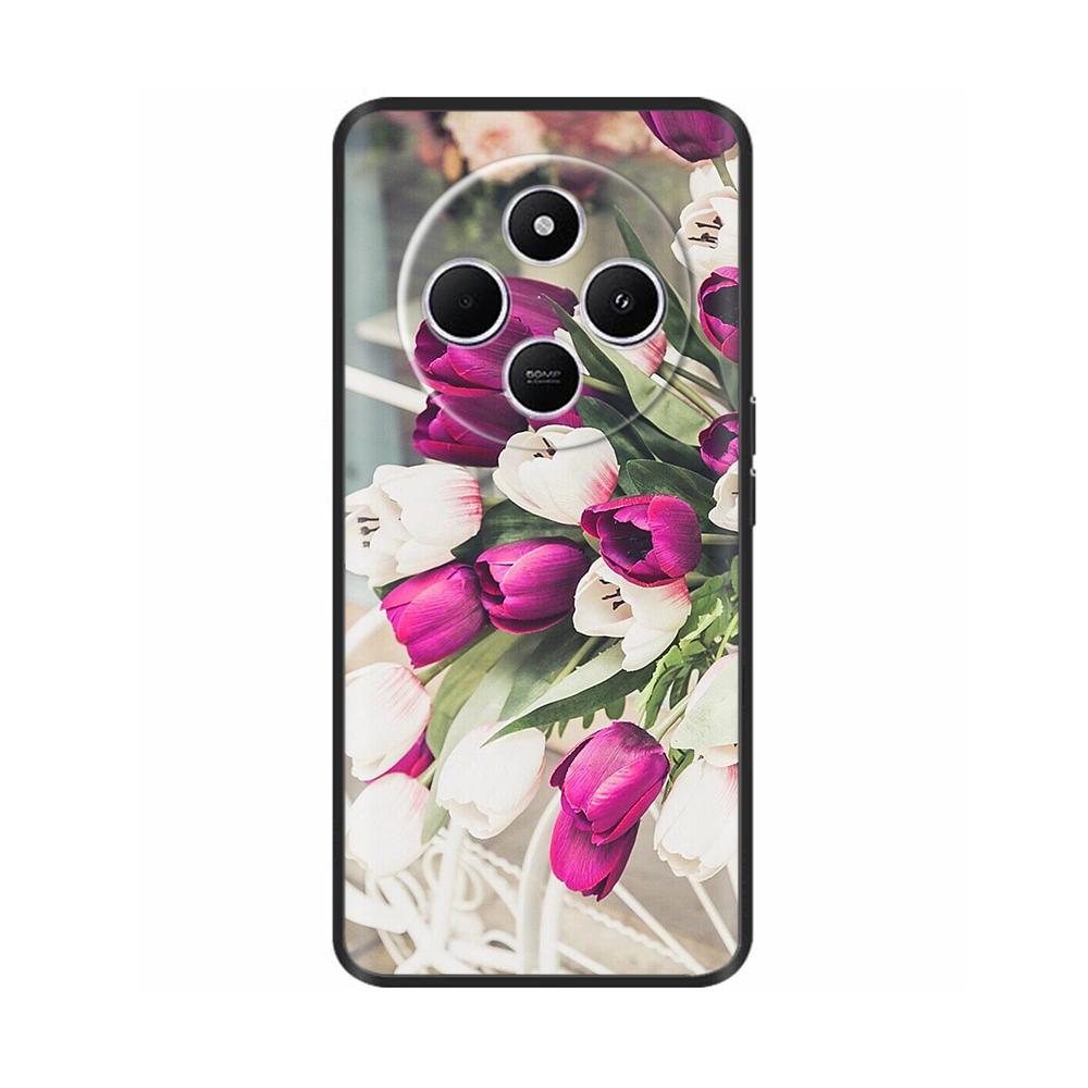 For Xiaomi Redmi A4 5G Case Xiaomi Redmi A4 5G Cover Luxury Shockproof Soft Black Silicone Phone Cover For Xiaomi Redmi A4 Funda