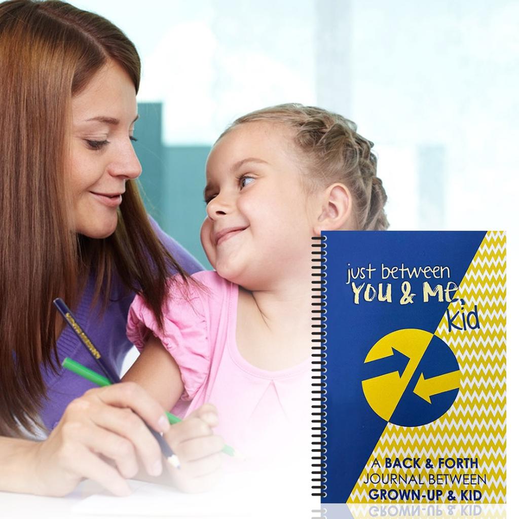 Just Between You And Me Kid - Back And Forth Journal, Me And You Coloring Book To Create Meaningful Conversations From Me To You