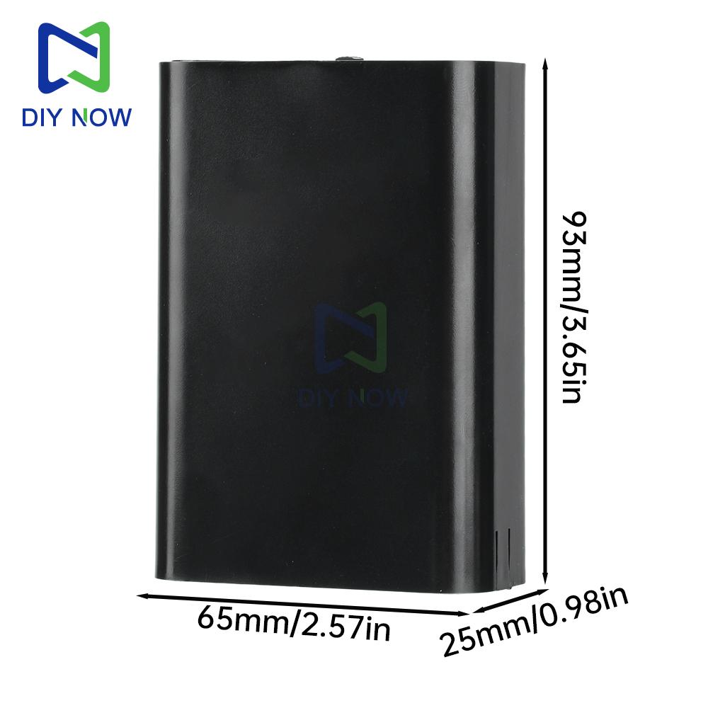 Корпус для Power Bank на 3 аккумулятора 18650, без пайки, DIY-комплект, двойной выход DC5V 12V, последовательное соединение, мобильный Power Bank, с переключателем, DC5.5*2.1мм