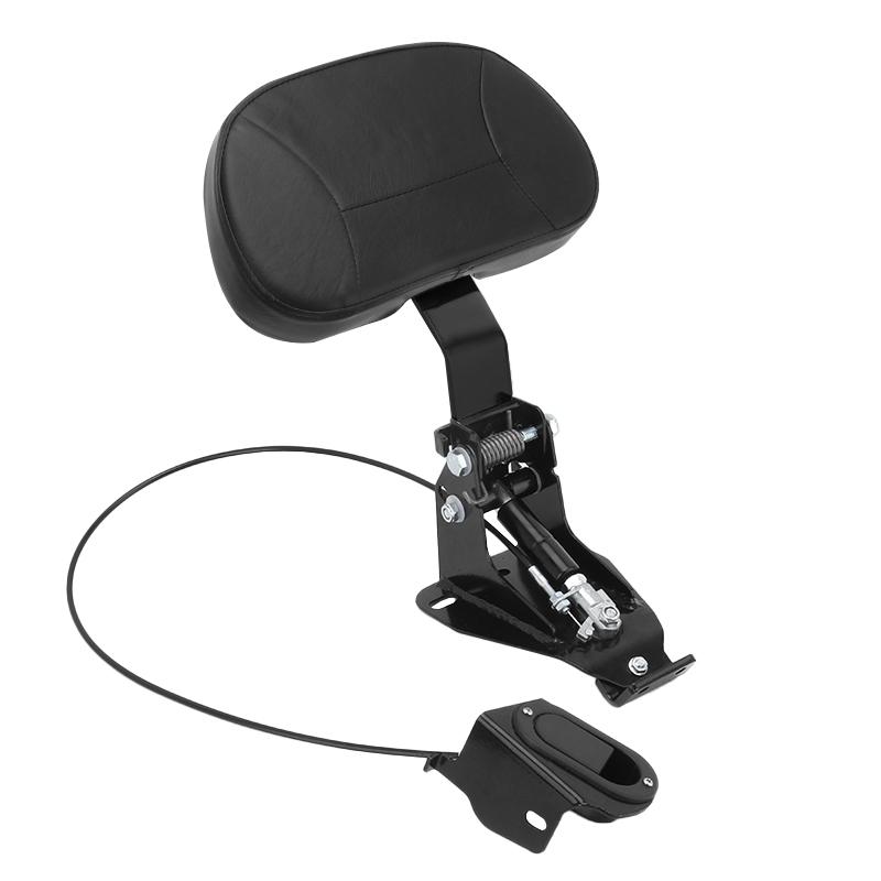 Черный комплект для крепления спинки водителя мотоцикла для Harley Touring CVO Street Glide Road King Classic 2009-2023