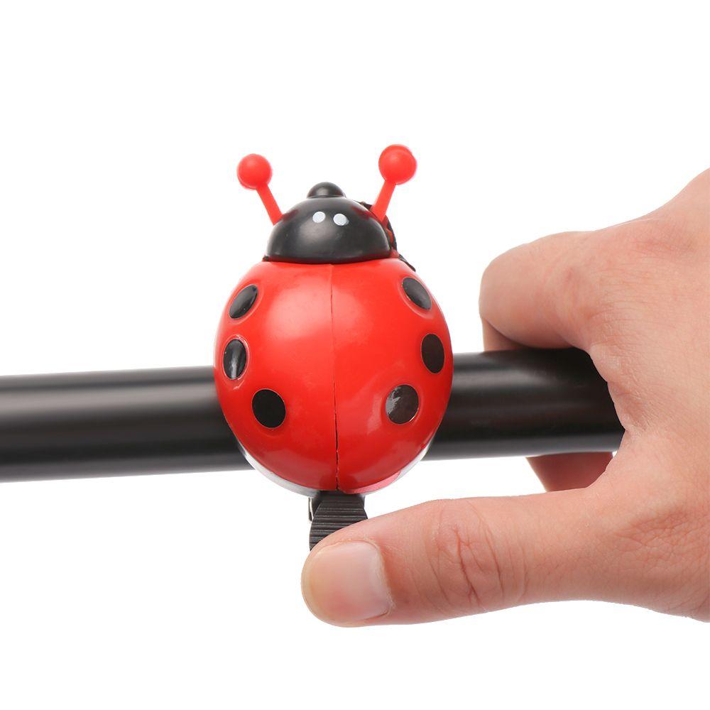 Boys Girls Horn Kid Beetle Safety Warning Handlebar Bike Alarm Ring Bicycle Bell Lovely Ladybug