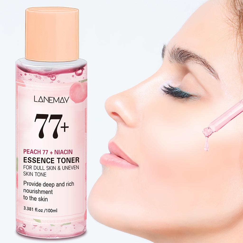 Niacinamide Essence Toner - Hydrates and Firms The Light Beige, Controls Oil and Protects Light Beige's Barrier - Safe for Sensitive Light Beige