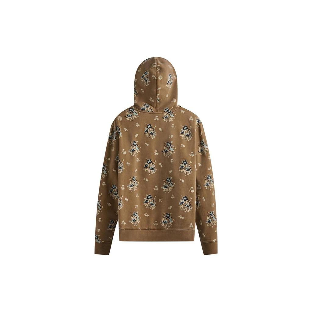 Kith Худи на молнии во всю длину Begonia Floral Williams V Канвас Унисекс Верхняя одежда Коричневый KHM030294-210