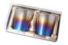 HORIE Made In Niigata Prefecture Pure Titanium Double Tumbler 250cc Fireburn Set of 2 T15FB250SET Tsubame,