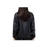 Nike Black Sportswear Full Print Logo Loose Woven Jacket Women's DD5787-010