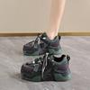 Папины кроссовки женские 2025 осень новые туфли женские универсальные корейская версия на толстой подошве увеличивающие рост спортивная обувь повседневная беговая модная обувь
