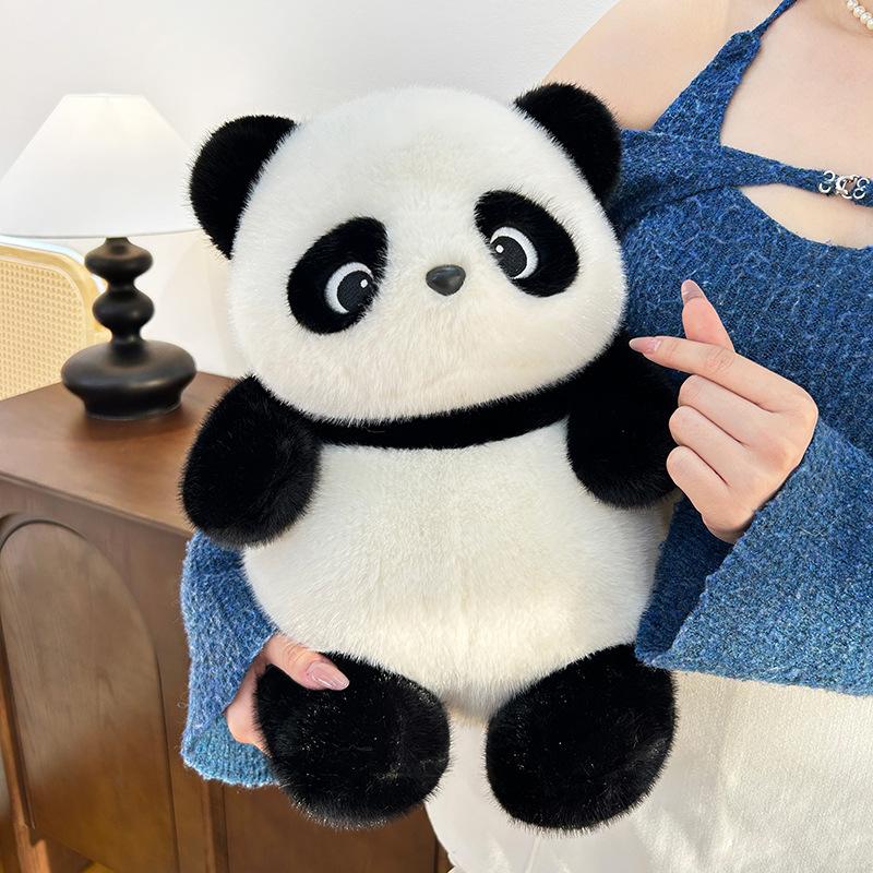 New cute pier pier series penguin panda doll plush toy raccoon elephant children's doll gift