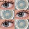 Eyeshare 1 пара цветных контактных линз для глаз Синие глазные линзы Коричневые натуральные контактные линзы Серые зрачки Линзы на год