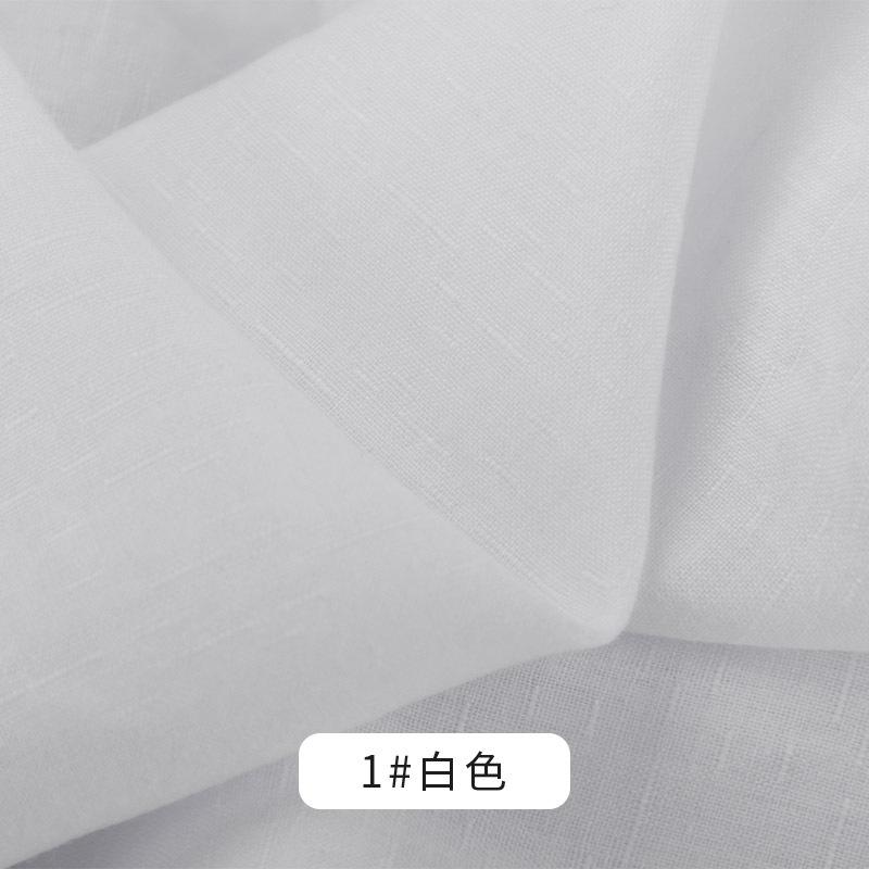 45x140см Однотонная Хлопково-Льняная Тонкая Ткань Ручной Работы Одежда Платье Бамбуковый Слаб DIY Шитье Платье Фон Материал для Рукоделия