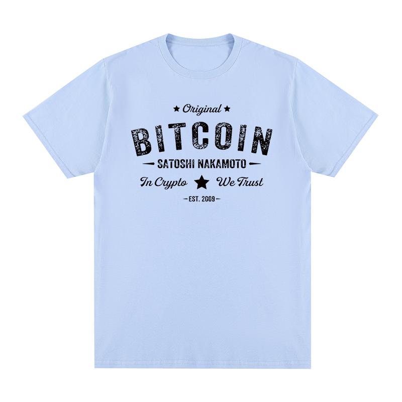 Футболка Bitcoin Сатоши Накамото Хлопок Унисекс Футболка Новая Футболка Унисекс Топы Новинка Новый Дизайн