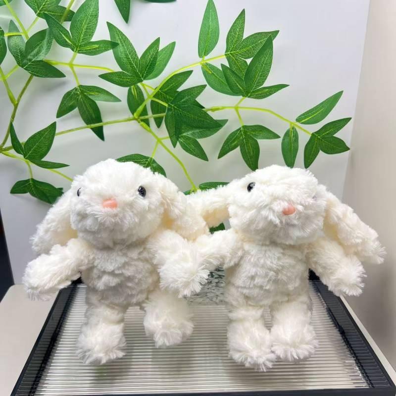Adorable Plush Bunny Rabbit Keychain Soft Stuffed Animal Doll For Bags Keys