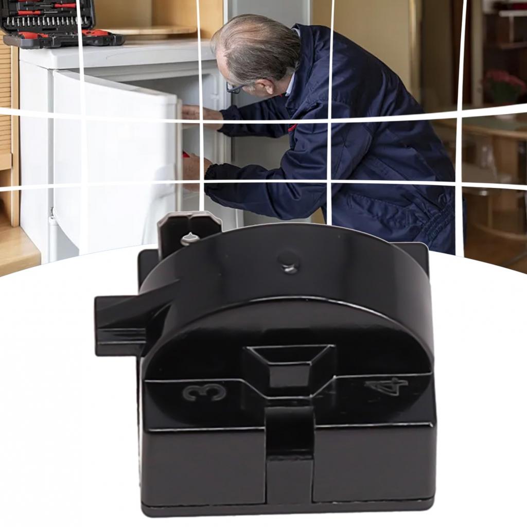 1/3Pins PTC пусковое реле 1PC черное эффективное для компрессора