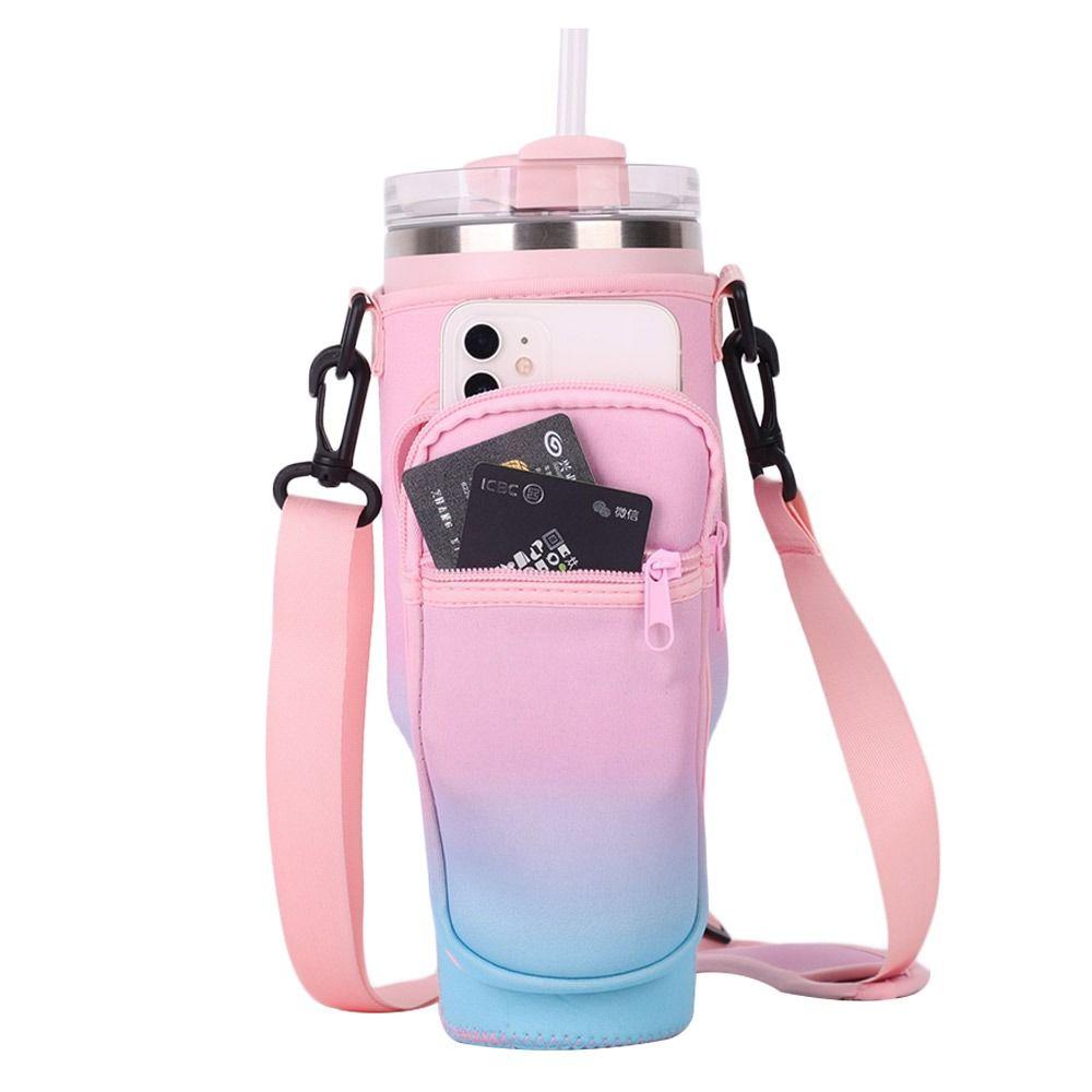 Плечевой ремень Чехол для стакана Регулируемые сумки для стаканов для воды Подсумок-держатель для бутылки для воды для стакана Stanley 40 унций